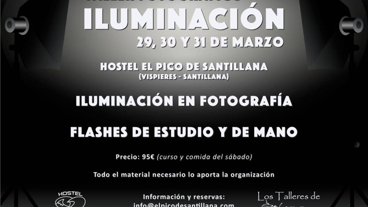 TALLER FOTOGRÁFICO DE ILUMINACIÓN  📸