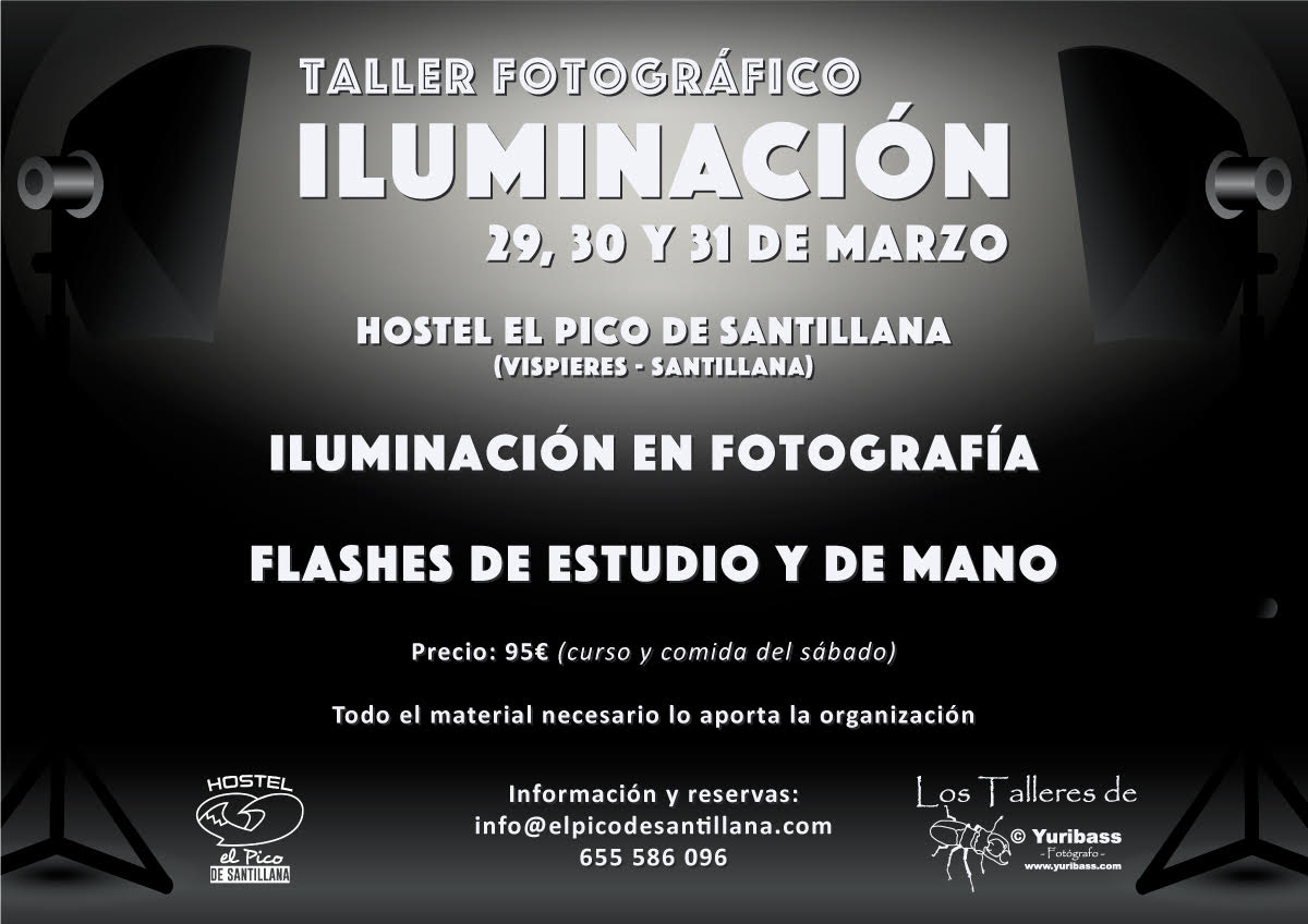 TALLER FOTOGRÁFICO DE ILUMINACIÓN  📸