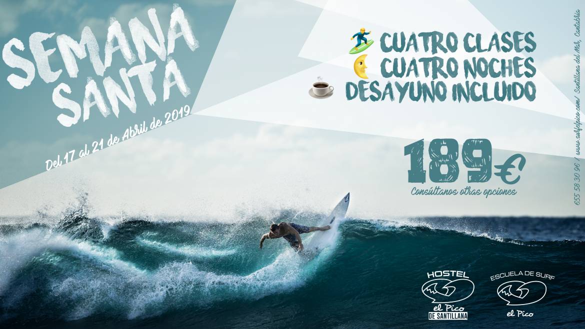 Oferta surfcamp Semana Santa 2019