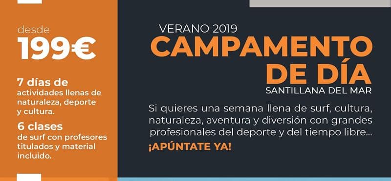 Campamento de Surf de Día