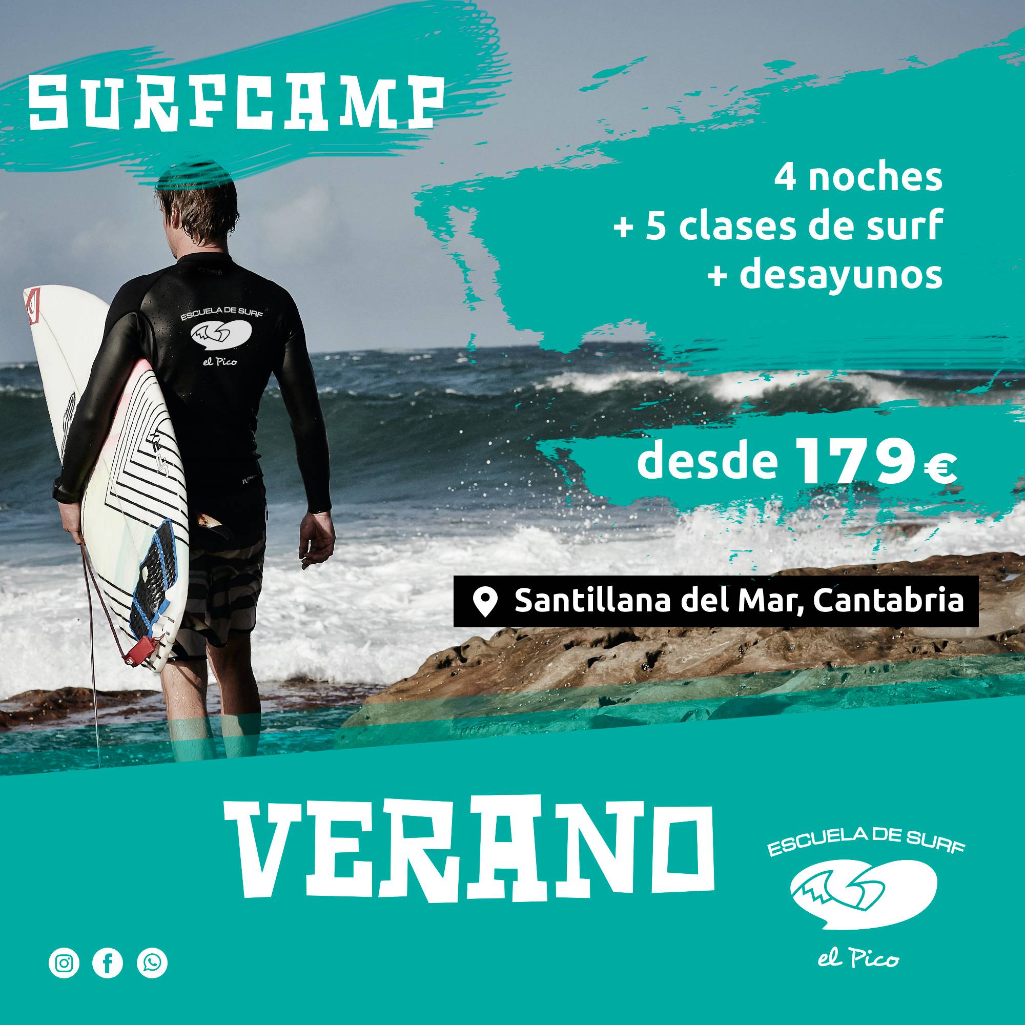 Surfcamp de verano en Cantabria: Surfcamp en Cantabria