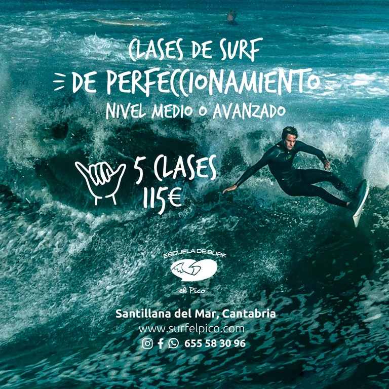 Perfeccionamiento de surf en Cantabria: Clases surf perfeccionamiento